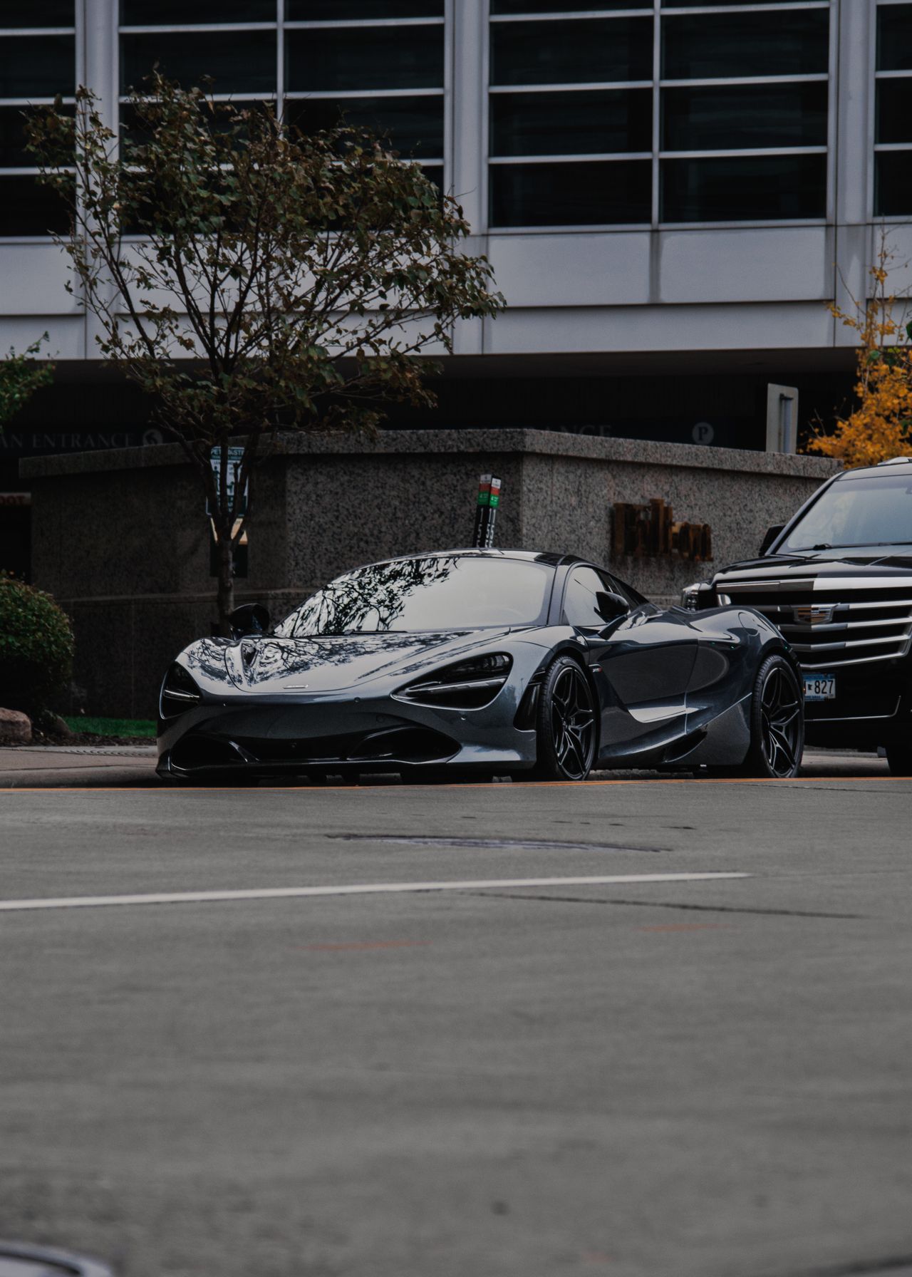 Black luxury sports car representing luxury car key programming in Houston TX