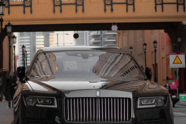 Rolls-Royce Ghost representing white-glove key replacement service in Houston TX